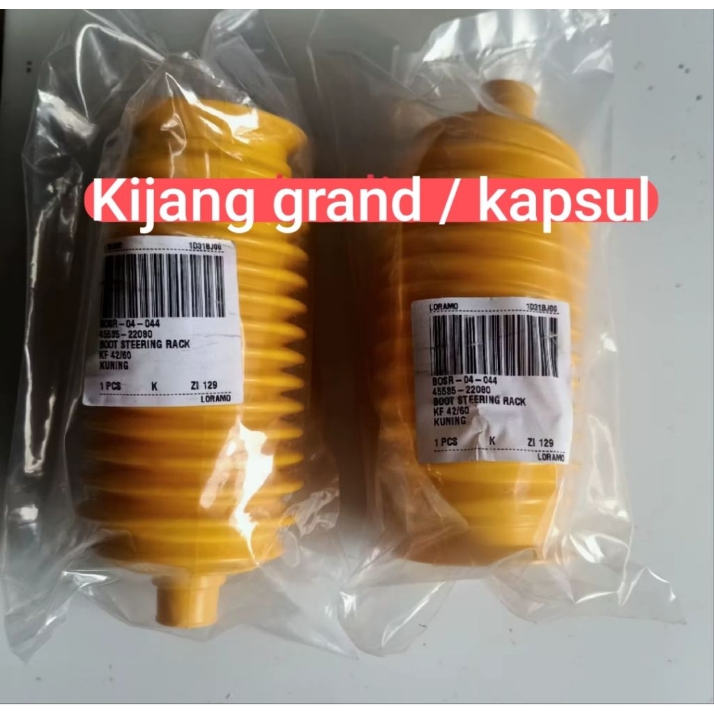 karet boot stir setering kijang grand kijang kapsul sepasang