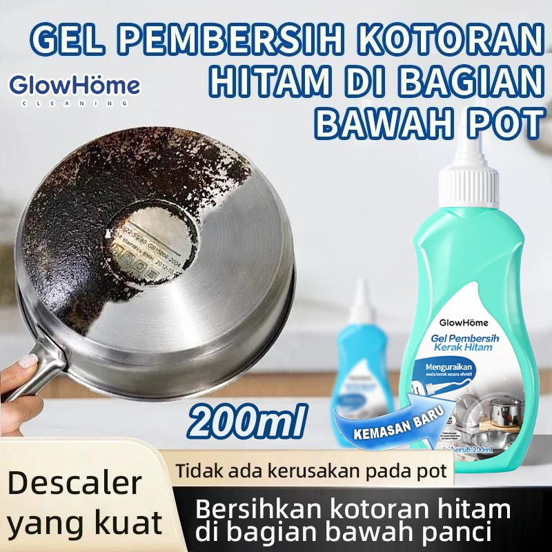 Pembersih Kerak Panci Wajan Gosong Penghilang Kerak Membandel Noda Berkarat Power Hitam Black Cairan