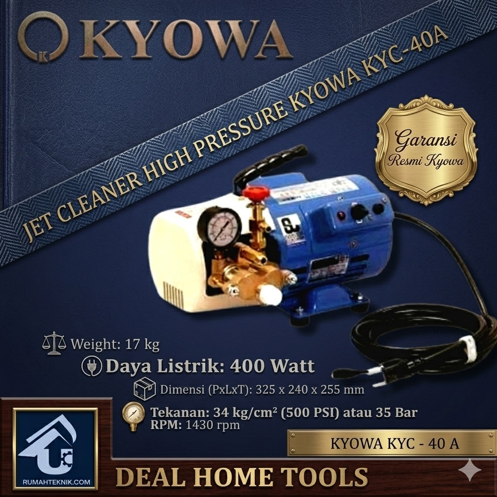JET CLEANER HIGH PRESSURE KYOWA KYC - 40A | MESIN PEMBERSIH AC TEKANAN TINGGI KYOWA KYC – 40A MADE I