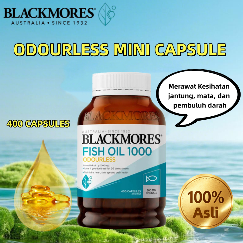 Blackmores Odourless Fish Oil 1000mg 400 capsules