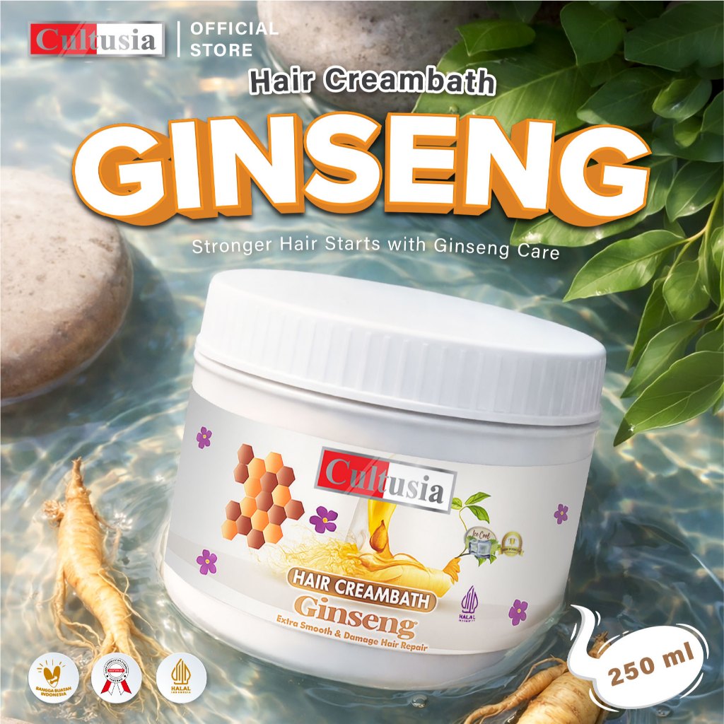 Cultusia Hair Care Hair Creambath Ginseng 250 ml