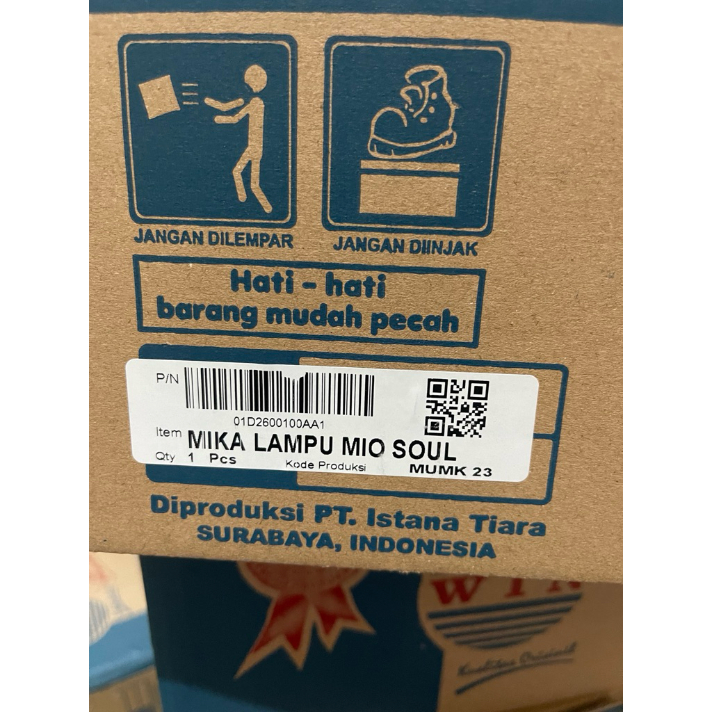 MIKA LAMPU DEPAN MIO SOUL/ KACA LAMPU DEPAN MIO SOUL