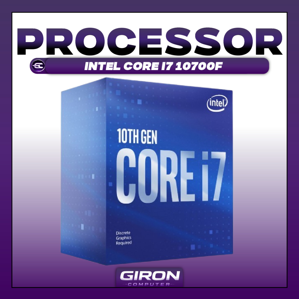 Processor INTEL CORE I7 10700F BOX/ Tray