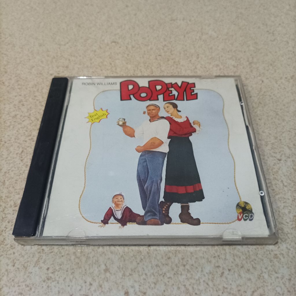 Vintage Rare VCD Film Classic Popeye Robin Williams Movie