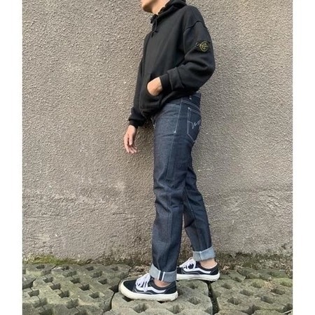 Celana Selvege Denim Pria Celana Panjang Jeans Denim Selvege Pria 15 onz Denim