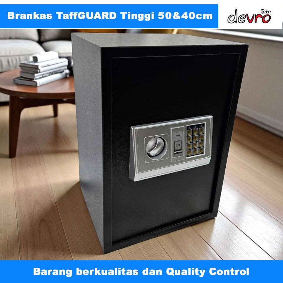 Brankas Besar Panjang 35cm Lebar 30cm Tinggi 50cm & 40cm - Kotak Brankas Hotel Safety Anti-Theft Box