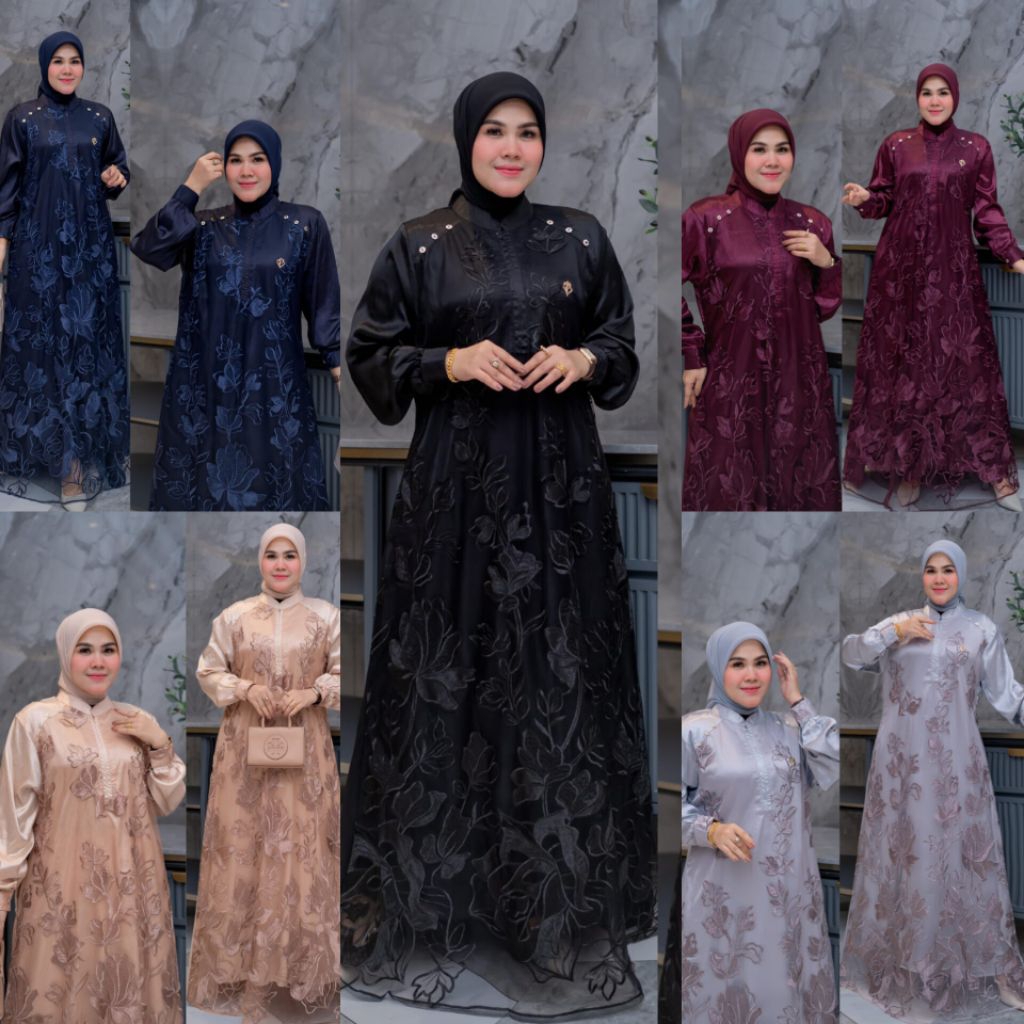 Abaya / gamis ori Irena/ gamis wanita mewah terbaru