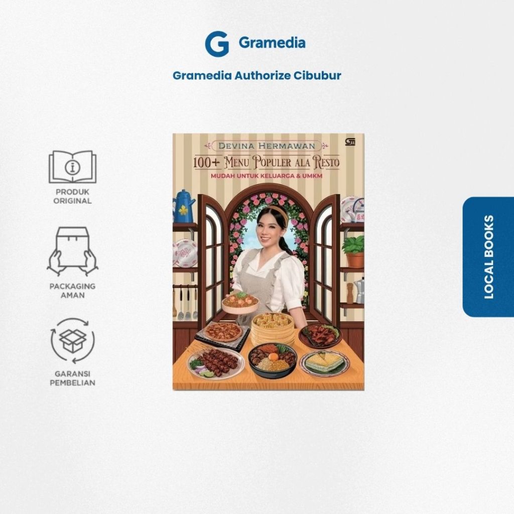 Gramedia Cibubur - 100+ Resep Populer ala Resto (DEVINA HERMAWAN)