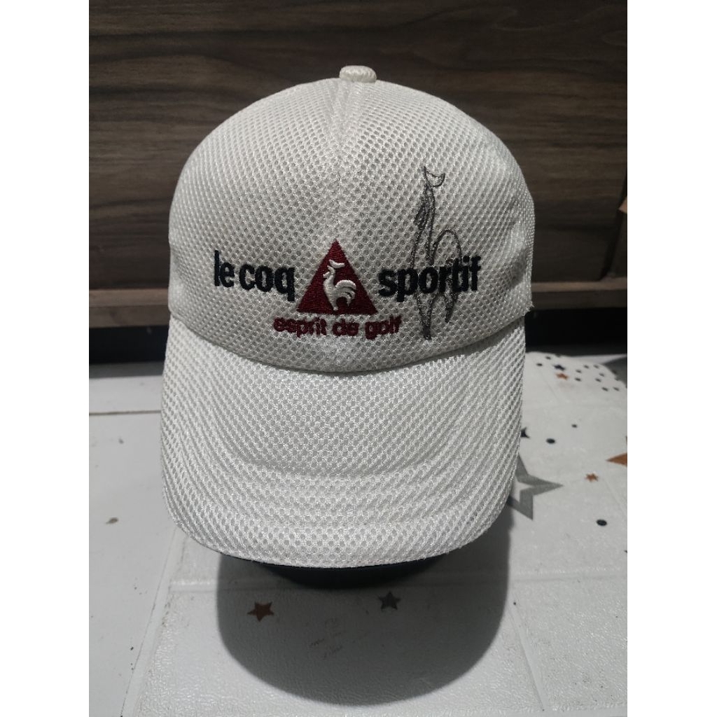 Le Coq Sportif topi le coq sportif golf model ceper