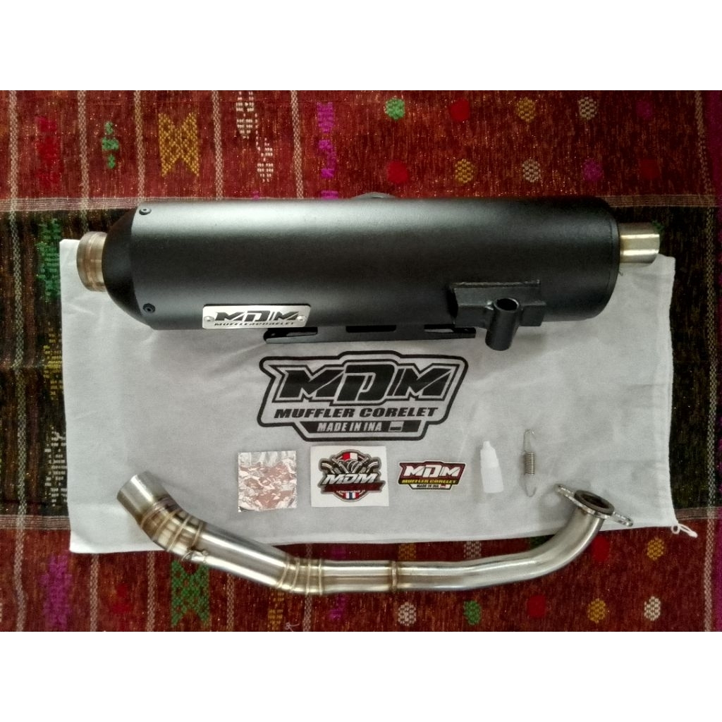 KNALPOT CMS MDM NMAX/AEROX NEW,Moncong Sijiro,Inlet 38