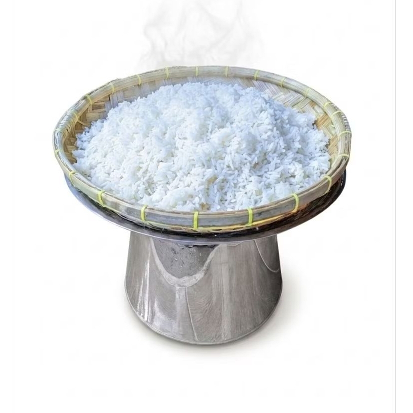 Seeng pendek stainless tebel+kukusan bambu