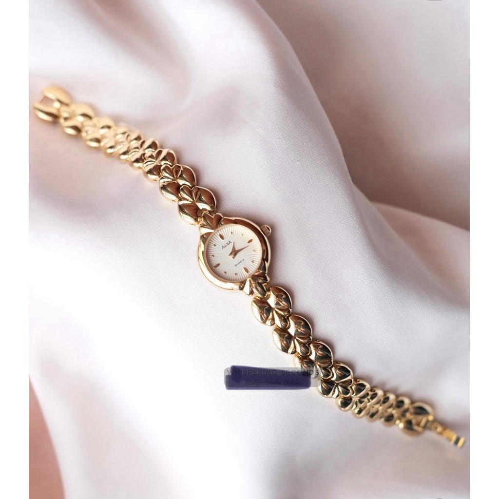 NEW jam tangan Alba gold spark dial