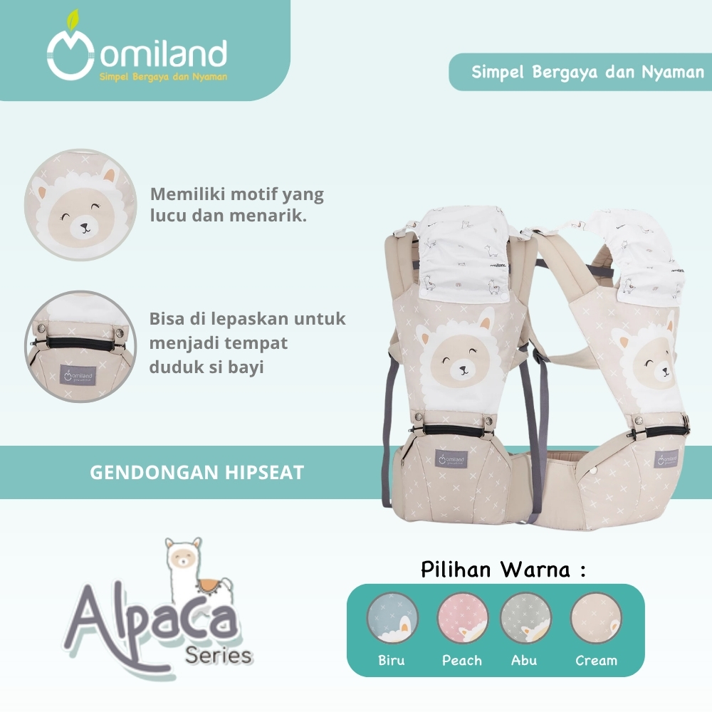 Omiland Gendongan Hipseat Gendongan Bayi Depan | Gendongan Bayi Hipseat All Series