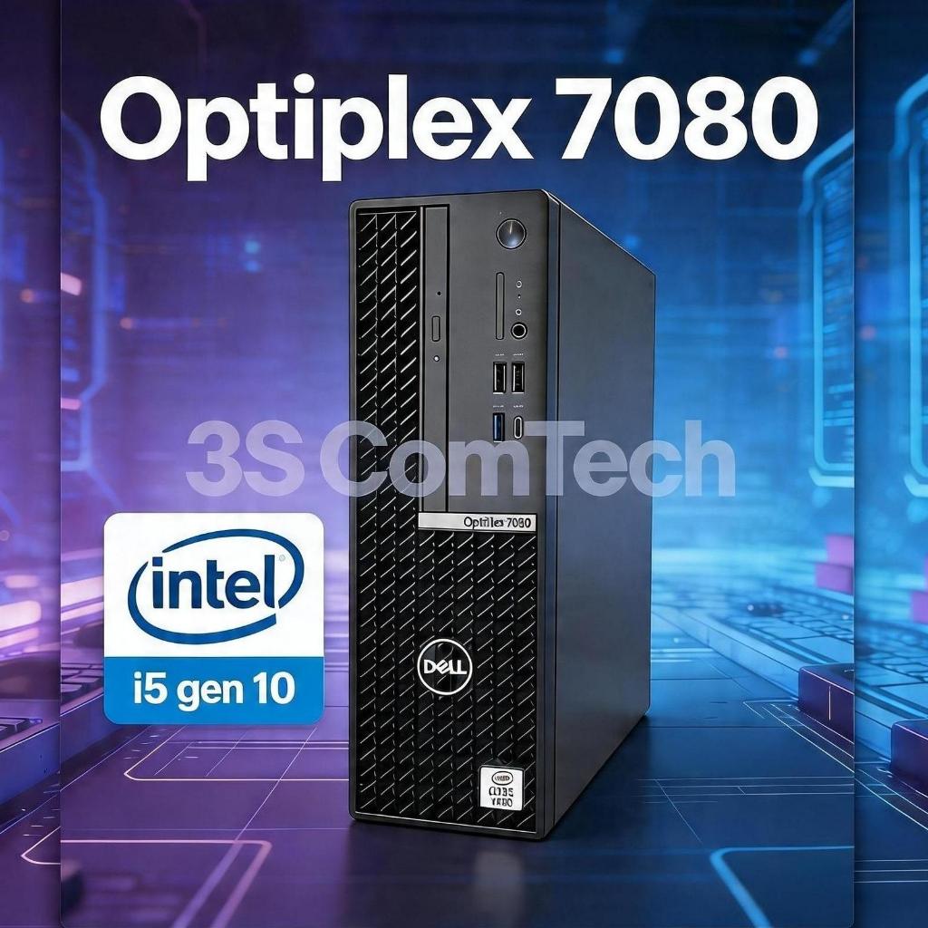 PC Dell Optiplex 7080 CORE I5 - 10500 CPU @3.10 Ghz (3.10 Ghz) RAM 16 GB NVME 256 GB (Ex Pemakaian)
