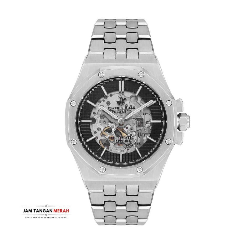 Jam Tangan Merah Beverly Hills Polo Club BP3573X.350 Automatic