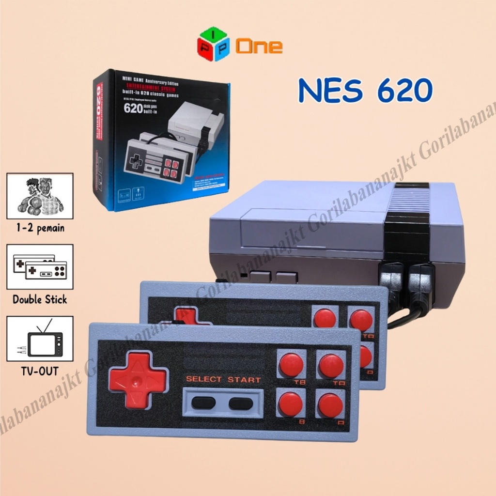 NESS CLONE RETRO MINI console tv 620 game jadul