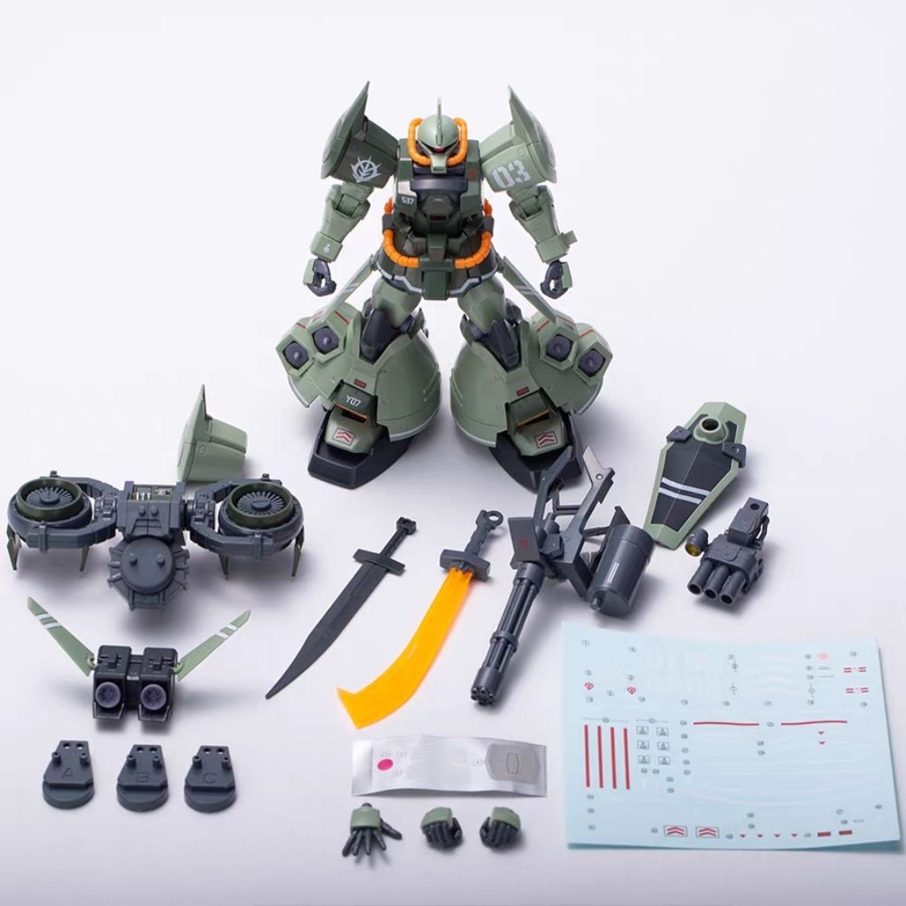 1/144 HG Gouf Flight Type LH001 Green Fighter