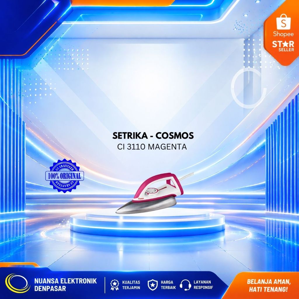 Cosmos Setrika CI 3110C / Setrika Murah Cosmos CI-3110C / Setrika Cosmos CI 3110 C - NUANSA ELEKTRON
