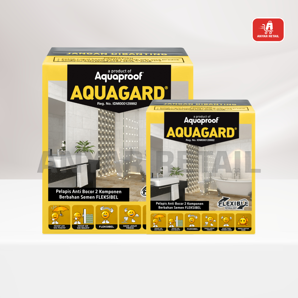 Aquaproof Aquagard Cat Pelapis Antibocor 2,5 Kg Set