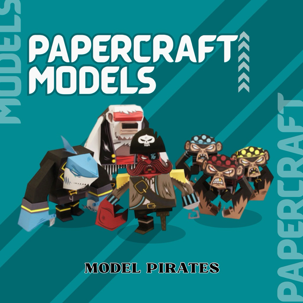 PAPERCRAFT JADI | PAJANGAN | MODEL BAJAK LAUT