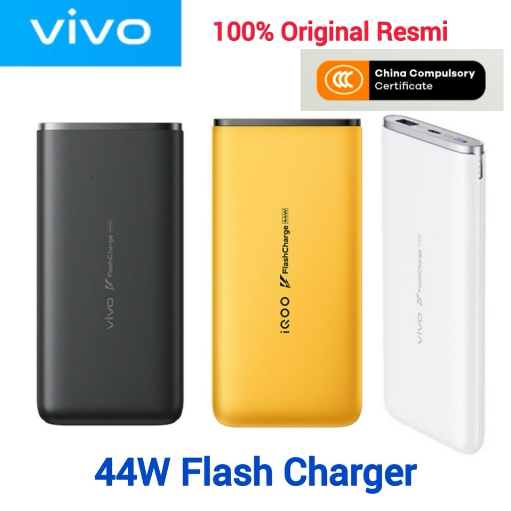 VIVO 44W CCC Power Bank 10000mAh Flash Charger Original 100% Powerbank