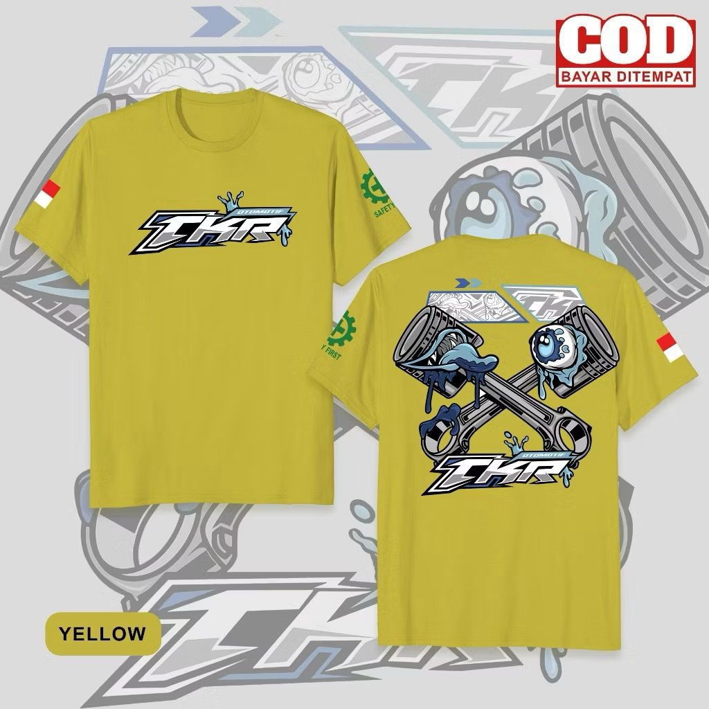 ￼KAOS MOTIF TKR KAOS MEKANIK KEKINIAN KAOS DISTRO KECE OTOMOTIF KAOS TKR RACING BENGKEL