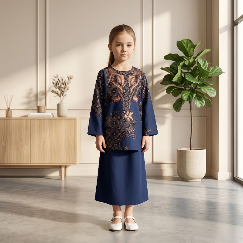 Blouse Batik Anak Perempuan || Atasan Batik anak || Baju Batik Anak Perempuan