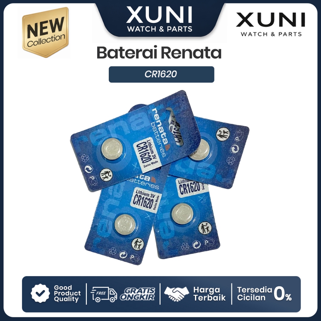 Baterai RENATA CR1620 CR 1620 Battery RENATA CR1620 CR 1620 Batre RENATA CR1620 CR 1620 Original