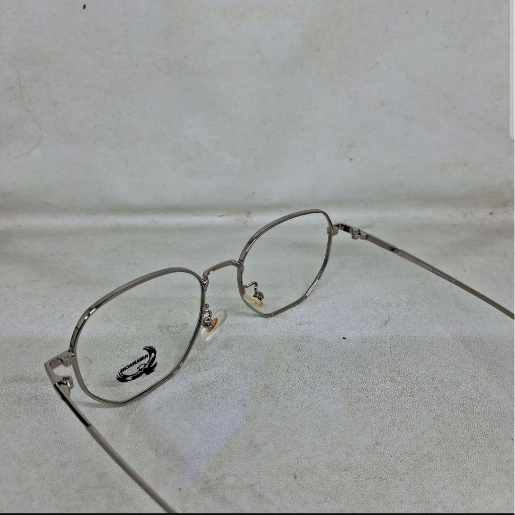 FRAME KACAMATA 63088 BESI PRIA WANITA MUKA KECIL SEDANG