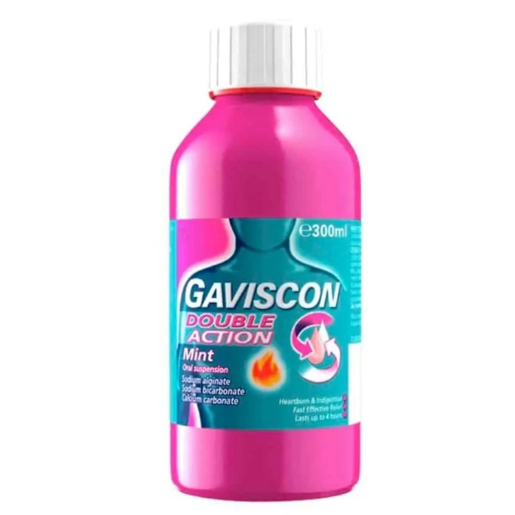 Gaviscon Double Action rasa Mint kemasan 300ml. 