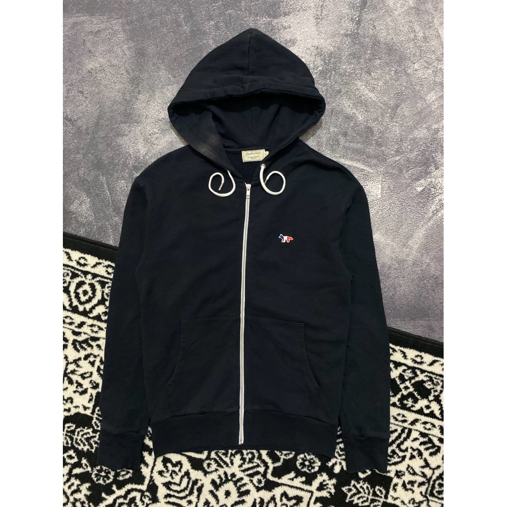 hoodie zipper maison kitsune