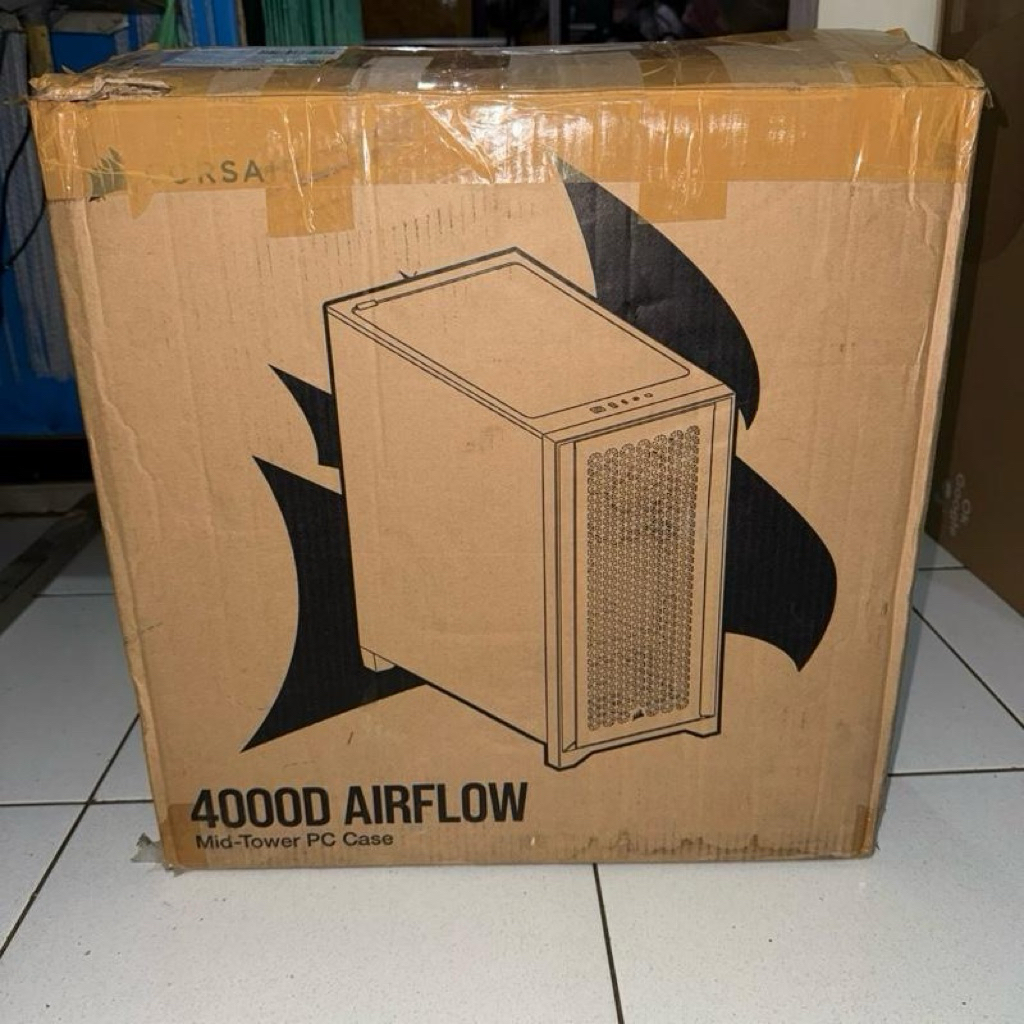corsair 4000D Airflow Tempered Glass Mid-Tower ATX Case Black case corsair 4000 D airflow no corsair