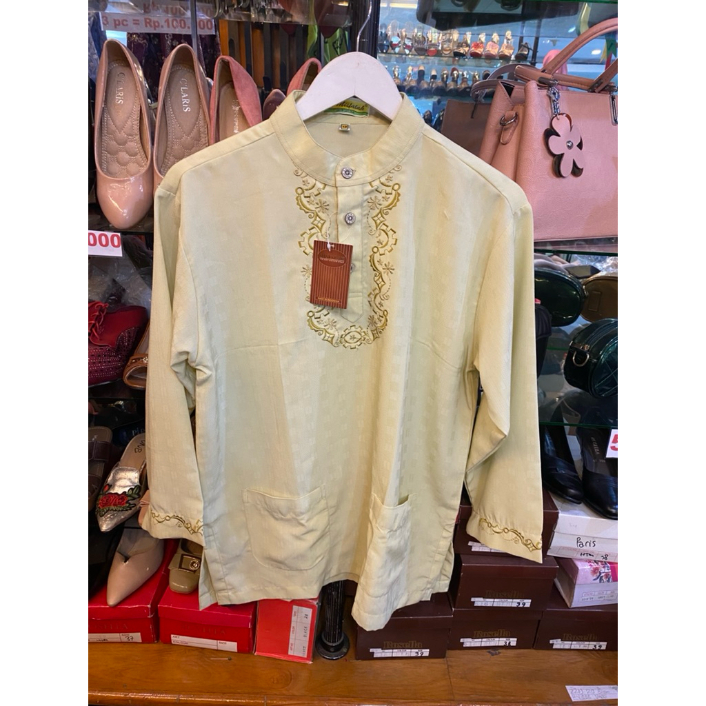 BAJU KOKO ANAK LD 100 P 75 BAJU MUSLIM ANAK COWOK 20426