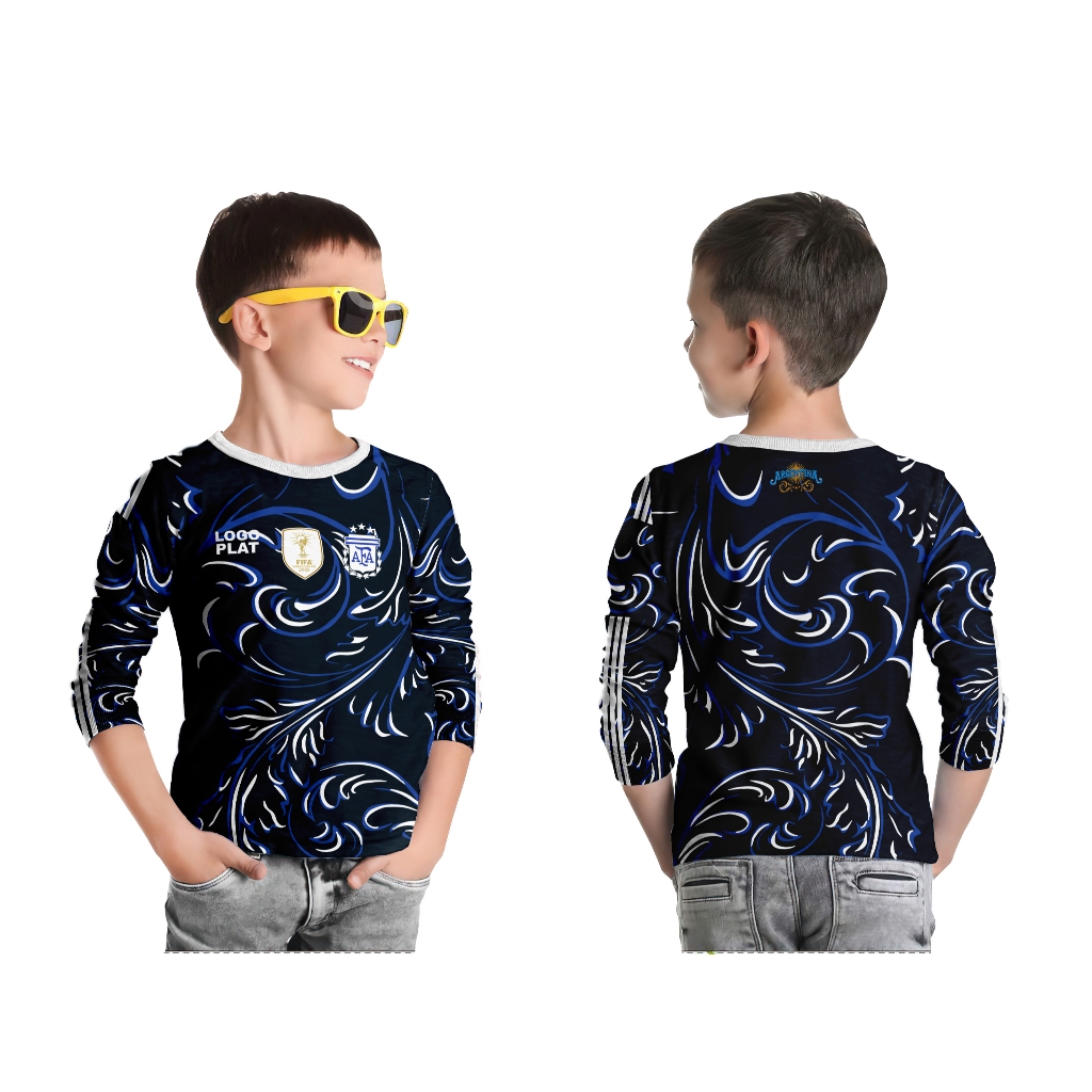 dStore - Jersey Anak Piala Dunia | Jersey Piala Dunia Anak | Dryfit Milano Fullprint | Baju Bola Pia