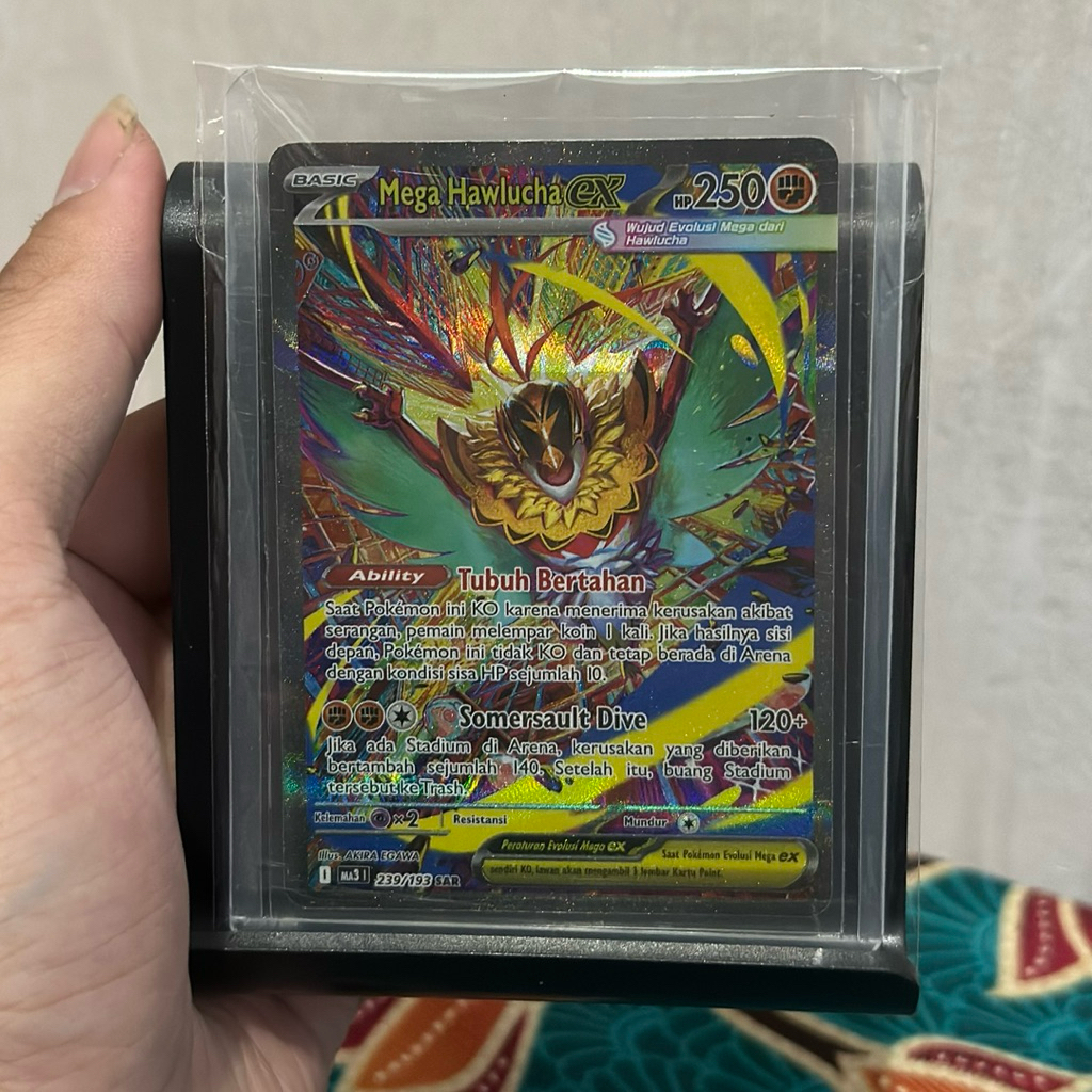 SAR Mega Hawlucha EX Pokemon ID / Kartu Pokemon SAR / Original Indonesia