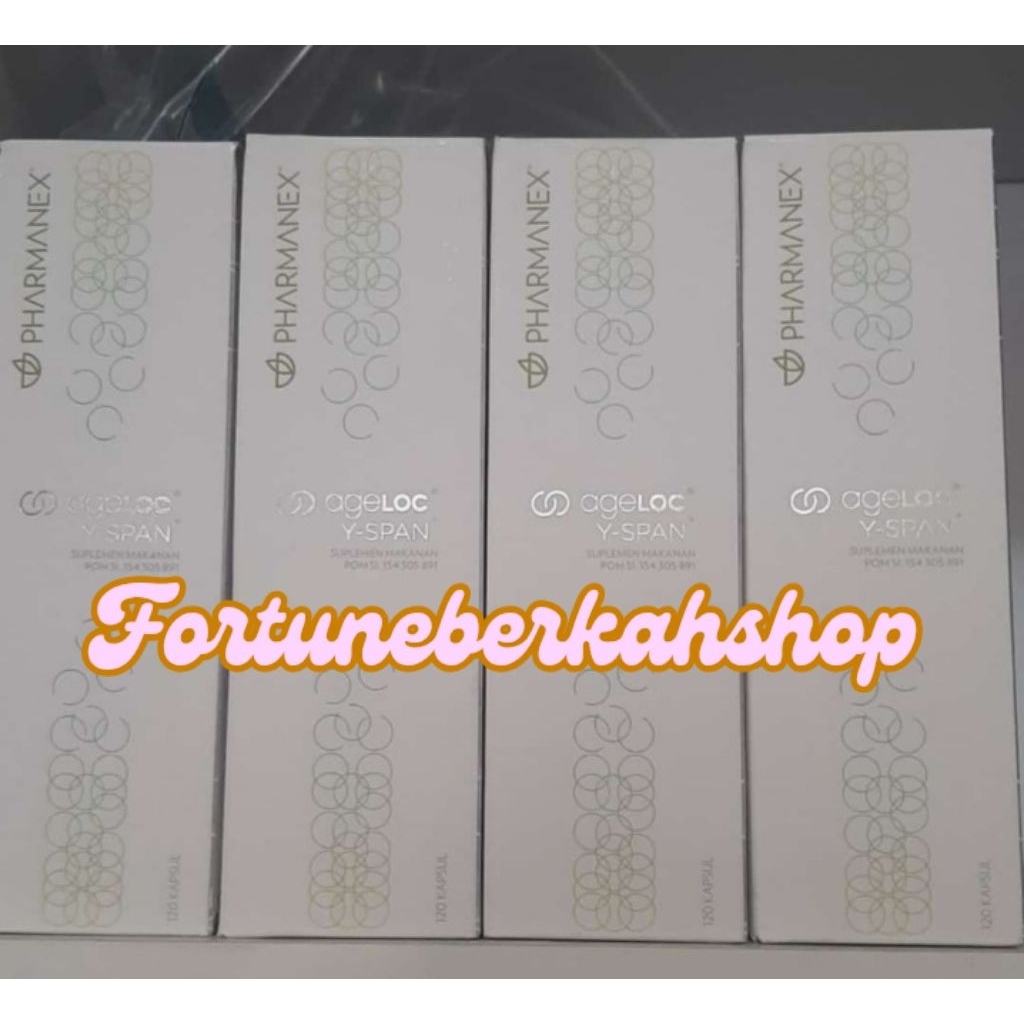 NuSkin® ageLOC® Y-Span 120 Kapsul Suplemen Kecantikan Ed 12/2026