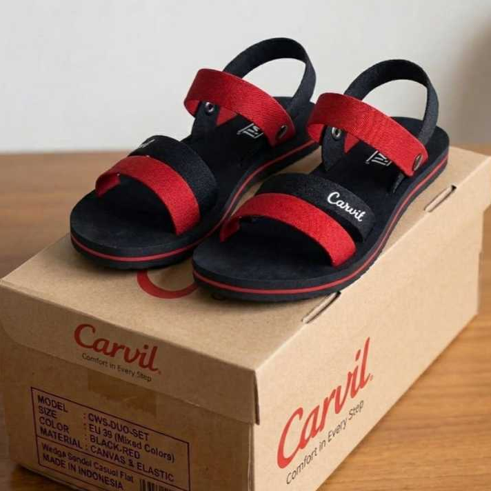 Sandal Wanita Sandal Gunung Wanita Carvil Sandal Gunung Wanita Tali Elastis Sol Karet Anti Licin - S
