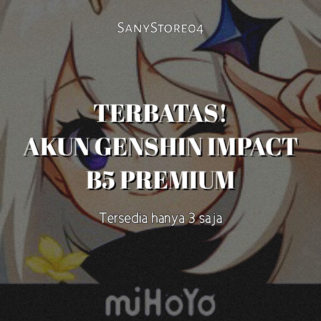AKUN GENSHIN IMPACT PRIBADI AR 25 - AR 48 | CHARACTER B5 PREMIUM(ASIA)