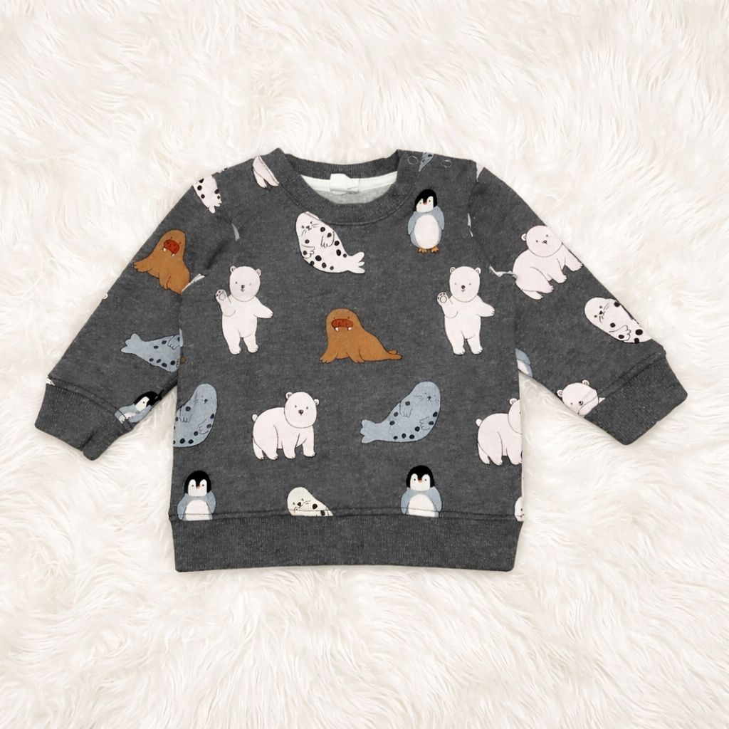 Sweeter Crewneck baby HnM full print