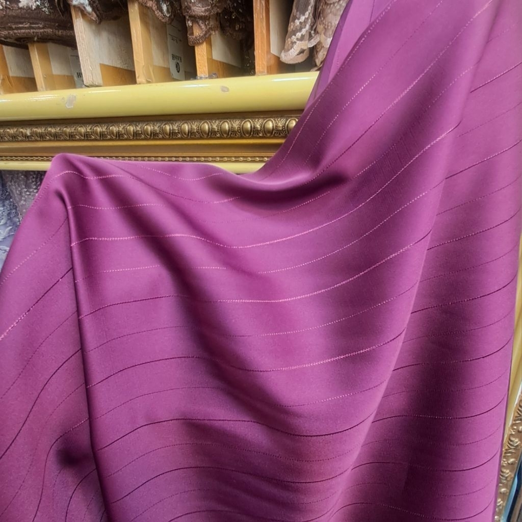Kain Armani Silk Polos Premium / Bahan Kain Silk Armani Metalik Licin Dan Jatuh
