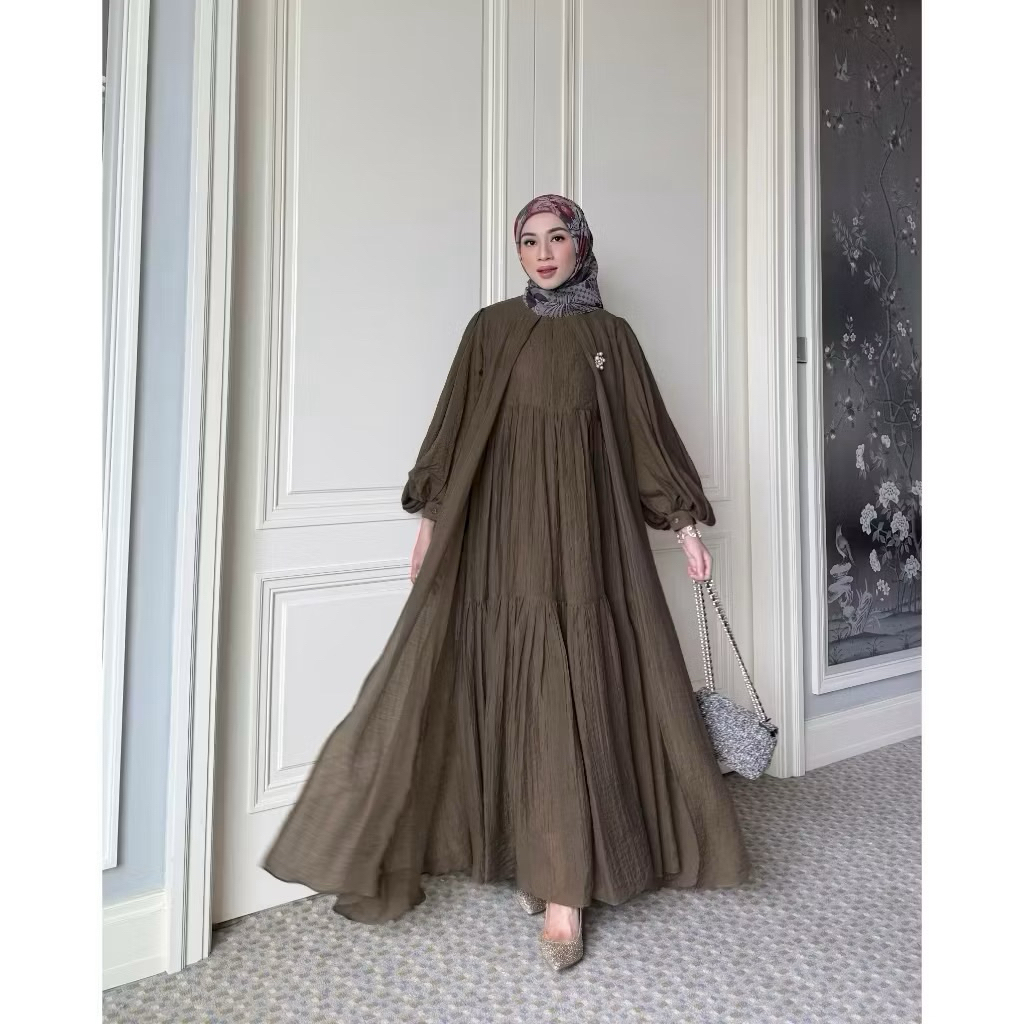 ZAMA DRESS OUTER BY GONEGANI (Warna Natural)