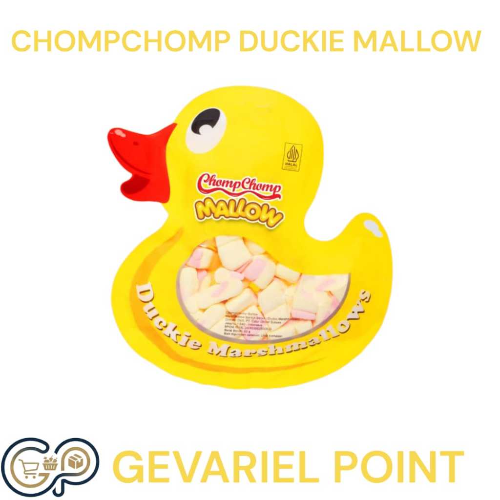 Marshmallow ChompChomp 50g - Ecer 6 Pcs / Paket 3 Pack (Isi 12 Bks per Pack) - Mix Varian