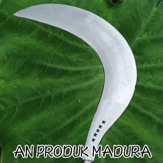 alat berkebun tradisional arit rumput super taj4m asli dari baja per original pande MADURA