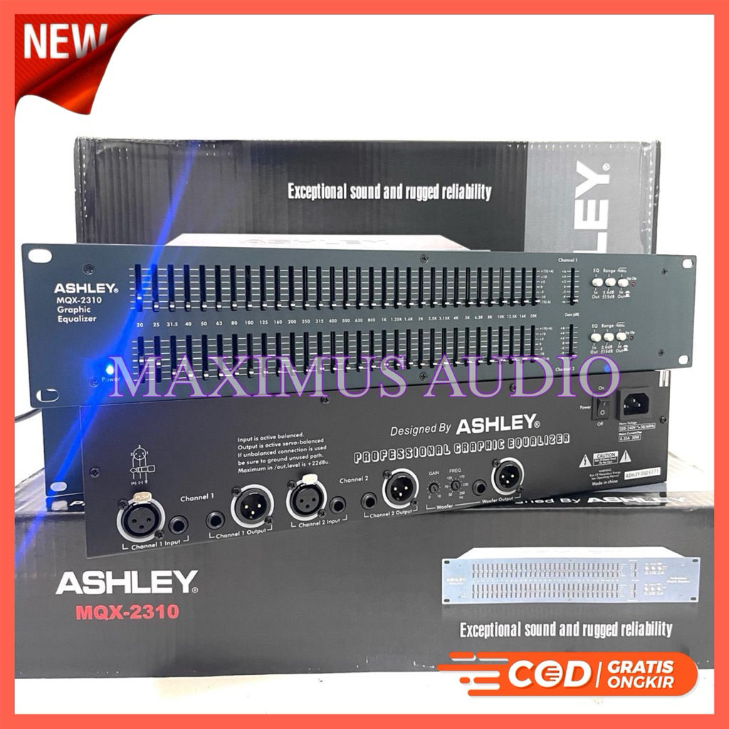 Promo Equaliser Ashley MQX 2310 Original Ashley MQX 2310 / MQX2310