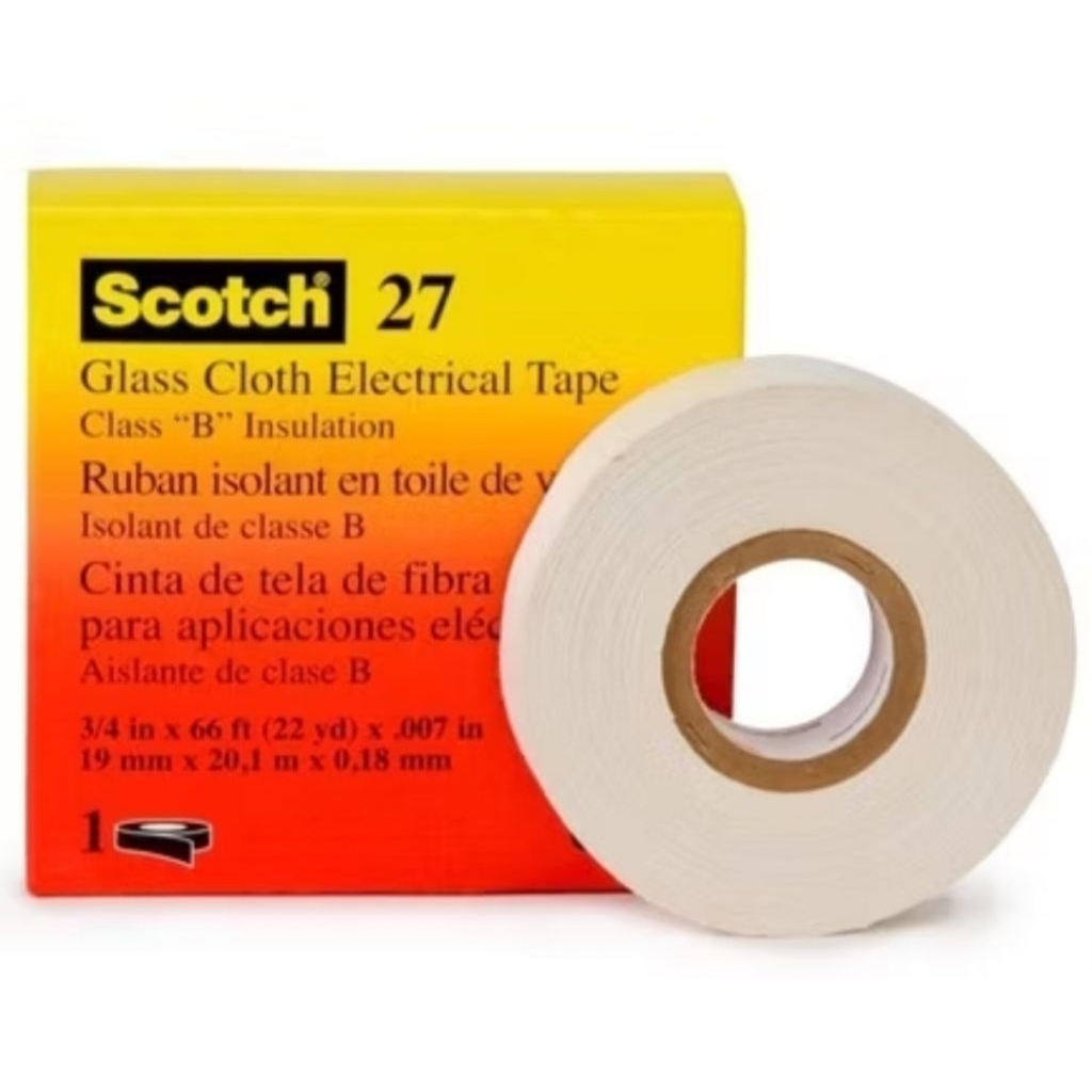 3M Scotch 27 Isolasi Kain tahan panas 3/4