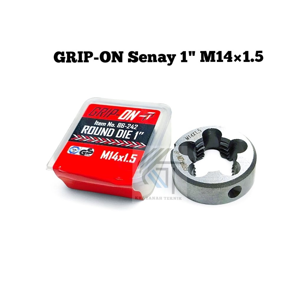 GRIP-ON SENAY 1" M14×1.5 Mata senai M14x1.5 Grip-On Round Die Snay Snei M14