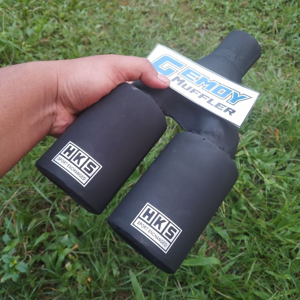 KNALPOT RACING MOBIL MODEL CABANG SUARA BASS GAHAR COCOK UNTUK SEMUA MOBIL