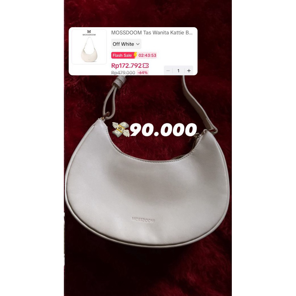 Tas Mossdoom off white