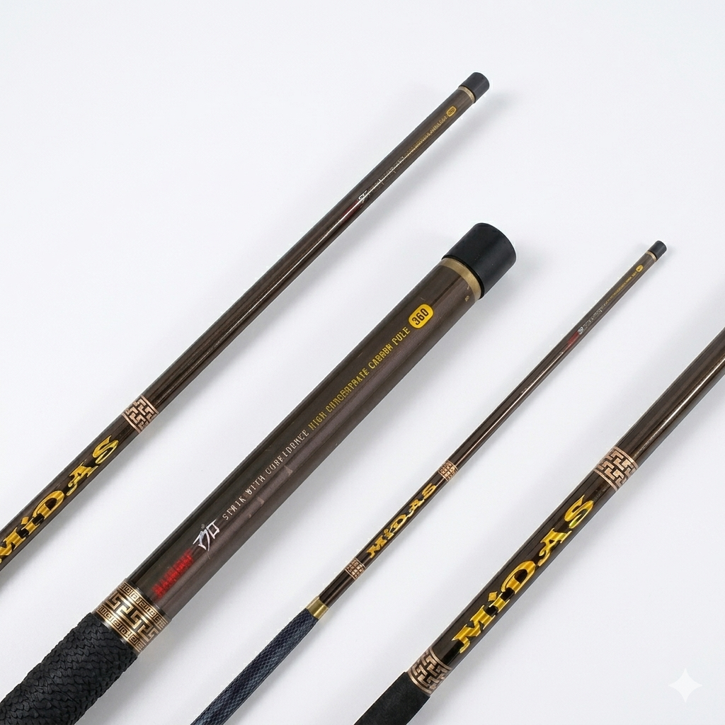 Joran Tegek Maguro Midas GEN 1 360cm - Joran High Carbon Ringan & Kuat