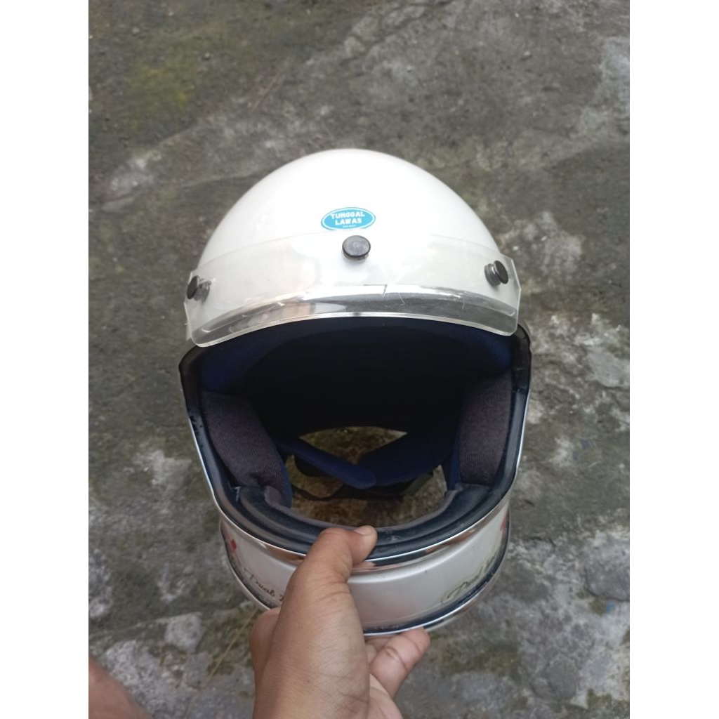 Helm Honda TRX lawasa jadul classik  custom pesek retro